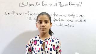 What are Co prime and twin primeSmart Learning by Aliya Hasan [upl. by Wallie241]