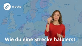 Strecken halbieren so gehts – Mathe  Duden Learnattack [upl. by Misty656]