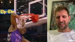 Dirk Nowitzki Recalls Vince Carter’s 2000 Slam Dunk Contest [upl. by Bunce]