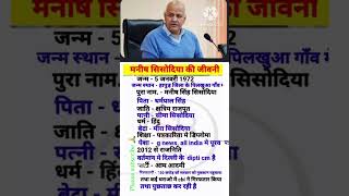 Manish Shishodia ka biography biography politics aap motivational [upl. by Sivraj]