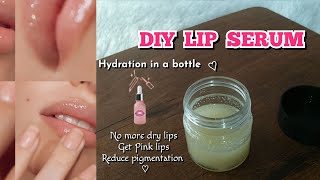 Homemade Lip Serum ✨ Best winter Serum [upl. by Ichabod]