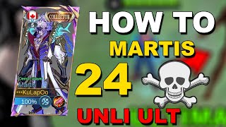 Martis 100 Meta Tutorial  How To Use Martis  Mobile Legends [upl. by Knox]