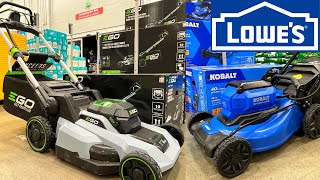 LOWES Lawn Mowers Prices in Store Walking [upl. by Anelleh915]