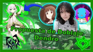 Propuesta de Doblaje Latino 8  Genshin Impact  Personajes Dendro [upl. by Edette]