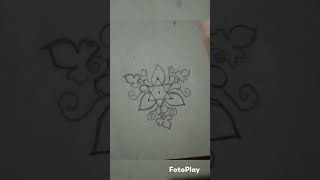 32 simple rangoli design 🌺🌺🌺 [upl. by Atinrev228]