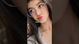 Best eye glasses for your face shape  youtubeshort aestethics glassesgirl viralshort song [upl. by Acinelav]