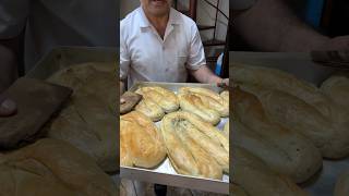 Turkish stuffed borek cutting skills istanbul turkey streetfood [upl. by Ennaeiluj]