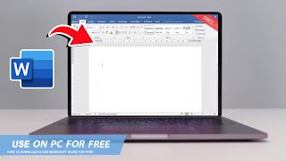 🔧MICROSOFT WORD HOW TO DOWNLOAD amp USE WORD ON PC  LAPTOP FOR FREE🔥2024 [upl. by Nylsoj]