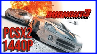 Burnout 3 Takedown  PCSX2 Gameplay 1440p [upl. by Ximenes]