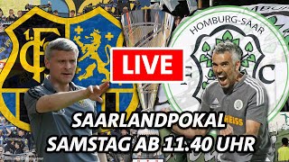 Saarlandpokalfinale 1 FC Saarbrücken  FC 08 Homburg LIVE [upl. by Caldeira]