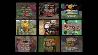 Barney and Sesame Street Remix Credits With Barneys DinoMite Birthday [upl. by Rubenstein599]