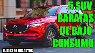 5 MEJORES SUVs BARATAS DE BAJO CONSUMO [upl. by Stelle]