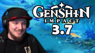 Necrit Checks Out Genshins 37 Teasers [upl. by Nonnel]