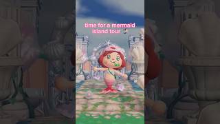 Mermaid island tour Animal crossing new horizons  ACNH [upl. by Ellerred]