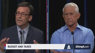 Washington governors debate Ferguson Reichert on state budget possible new taxes [upl. by Acemat]