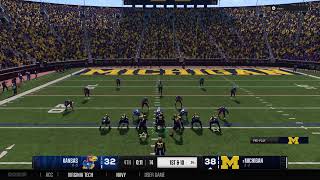 NCAA Success Kansas vs Michigan [upl. by Nivrem59]