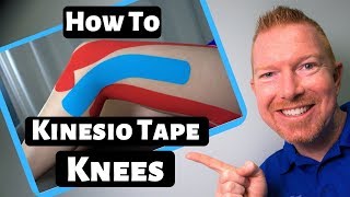 How To KT Tape A Knee │ Easy Guide To Kinesio Taping Knees [upl. by Wiatt625]