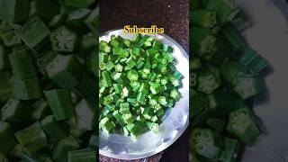 bhindi recipe bhujia vegetables indianfood yummy delicious shorts ytshorts trending video [upl. by Enialahs273]