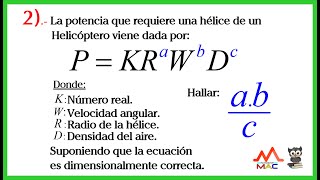 ANÁLISIS DIMENSIONAL  EJERCICIO 2  FÍSICA [upl. by Ltney]