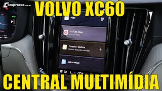 Volvo XC60 2024  Detalhes da central multimídia com Android nativo [upl. by Atinna97]