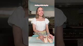 BAKING MY POINTE SHOES what should I bake next pointeshoes ballerina comedy satire [upl. by Zeret]