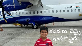 Kadapa to Chennai Flight Experience indigo india indigoairlines andhrapradesh vijayawada [upl. by Darline]