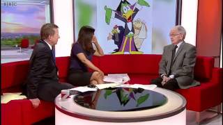 Brian Cosgrove on BBC Breakfast  19 Nov 2012 [upl. by Ventura]