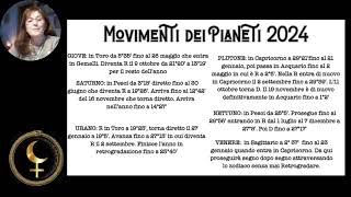 Movimenti dei Pianeti 2024 [upl. by Mukul]