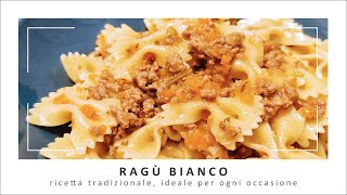 Ragù bianco ricetta tradizionale ideale per ogni occasione [upl. by Isolde]