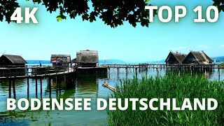 BODENSEE  TOP 10  muss man gesehen haben TOP REISEZIELE in Deutschland [upl. by Issie597]