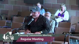 Planning Commission 724 Small businesses speak against pure residential rezone [upl. by Pisano322]