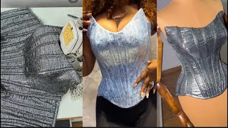 PREMIUM OVERBUST CORSET How to draft and sew a waist snatched OVERBUST CORSET  VICTORIAN CORSET [upl. by Boswall]