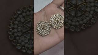 Diy earring 😍 shorts trending diy earrings kakulidas631 [upl. by Lienad18]