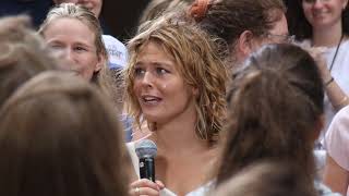 Maggie Rogers Performs at Todays Citi Summer Concert Series at Rockefeller Plaza in NY [upl. by Klute844]