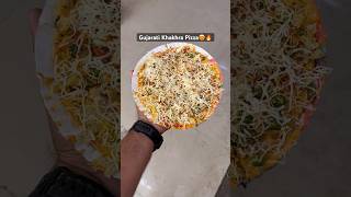 Gujarati Khakhra Pizza😍  shortsviral [upl. by Buskus674]