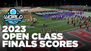 SCORES 2023 DCI Open Class World Championship Finals [upl. by Mcloughlin]