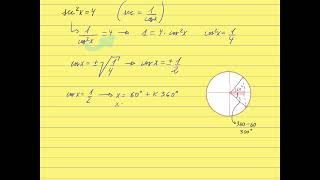 Equació trigonométrica sec24 [upl. by Aiksa]