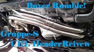 GruppeS UEL Header Review  Scion FRS [upl. by Gail]