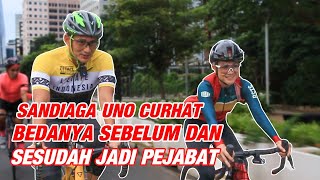 SANDIAGA UNO BONGKAR CARA JAGA BADAN  SAMBIL GOWES MUTER JAKARTA [upl. by Elak]