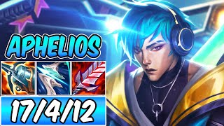 S FULL CRIT APHELIOS ADC  Build amp Runes  Diamond Guide  Heartsteel Aphelios  League of Legends [upl. by Brubaker]