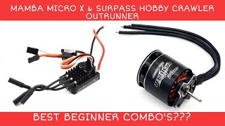 MAMBA MICRO X AND SURPASS CRAWLER OUTRUNNER ARE THERE GOOD COMBO FOR YOUR LCG RC CRAWLER SETUP [upl. by Gabriell]