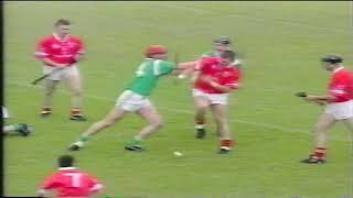 2000 Diarmuid OSullivan amp Brian Begley Clash Munster Hurling Semi Final Cork v Limerick [upl. by Kcirnek]