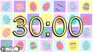 Easter Egg Timer No Music 30 Minute Timer [upl. by Siravrat]