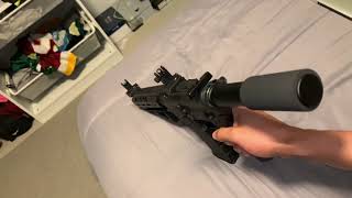 75 inch barrel AR Pistol build with angled fore grip [upl. by Charbonnier]