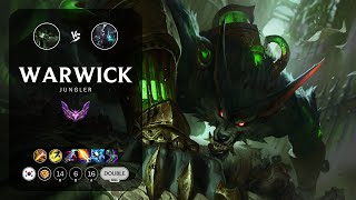 Warwick Jungle vs Ekko  KR Master Patch 141 [upl. by Waring932]