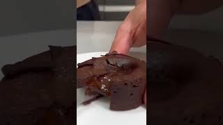 fondant au chocolat au cœur coulant 😋shorts [upl. by Atinihs]