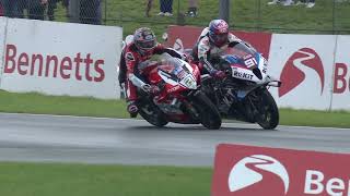 2024 Bennetts British Superbikes RD9 Oulton Park  That last lap move [upl. by Rosa]