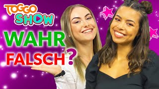 Die ultimative Wahr oder Falsch CHALLENGE mit MissNici  TOGGO Show  Ganze Folge [upl. by Tonina]