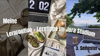 Lernroutine  Lerntipps im Studium Jura 3 Semester [upl. by Yromas]