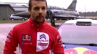 Sébastien LOEB copilote sur MIRAGE 2000 et Daniel ELENA copilote sur ALPHAJET [upl. by Akihc]